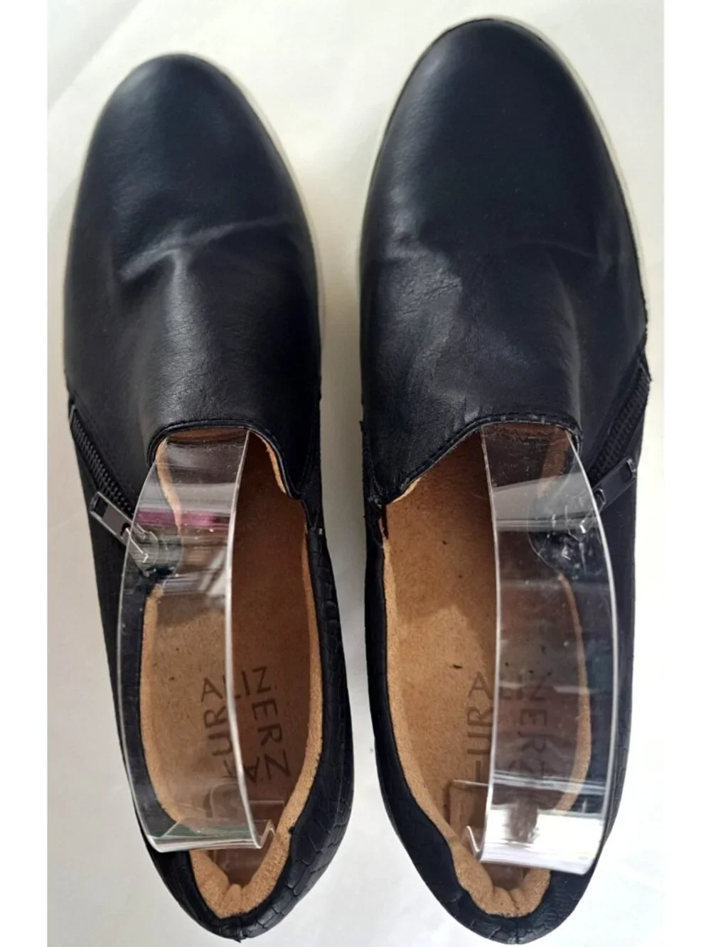 Naturalizer Women's 9 Sierra Black Faux Leather 2.25